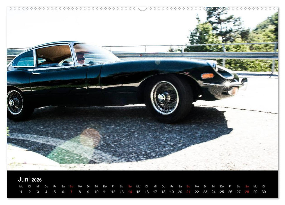 Jaguar E-Type 2026 (CALVENDO Wandkalender 2026)