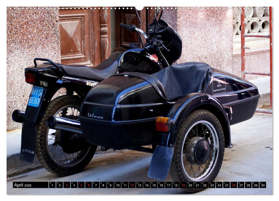 Motorrad-Legenden: JAWA (CALVENDO Premium Wandkalender 2026)