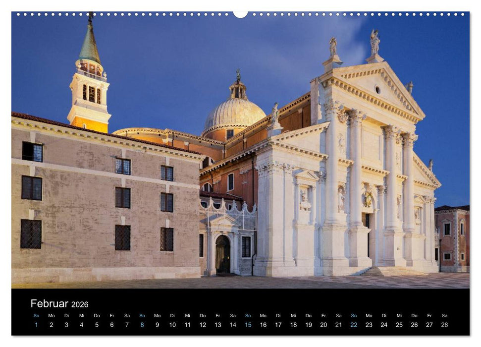 Venedig bei Nacht 2026 (CALVENDO Premium Wandkalender 2026)