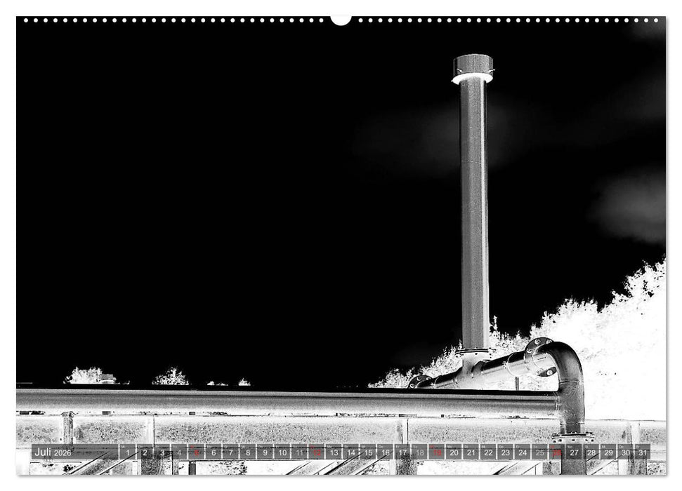 Struktur in Stahl (CALVENDO Premium Wandkalender 2026)