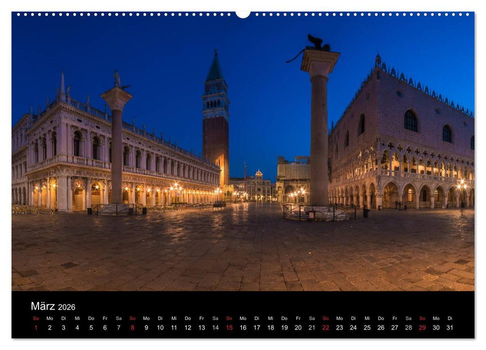 Venedig - Facetten einer Lagunenstadt (CALVENDO Wandkalender 2026)