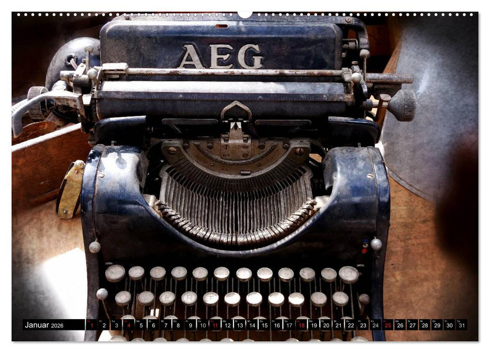 Antike Schreibmaschinen (CALVENDO Wandkalender 2026)