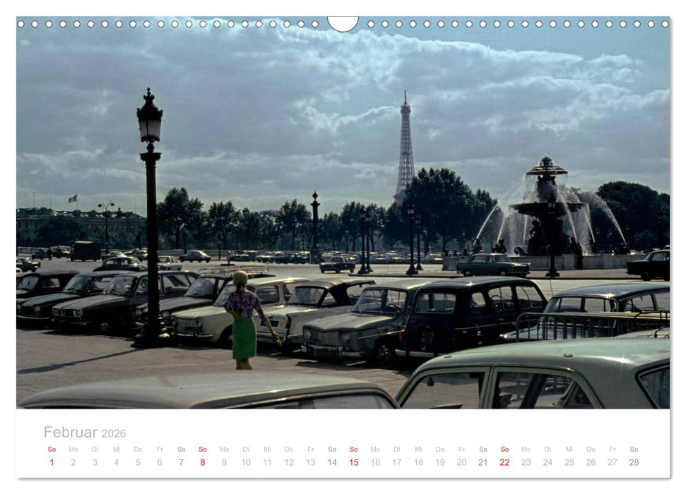 Paris - Historische Ansichten (CALVENDO Wandkalender 2026)