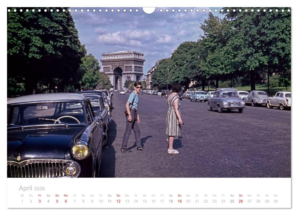 Paris - Historische Ansichten (CALVENDO Wandkalender 2026)