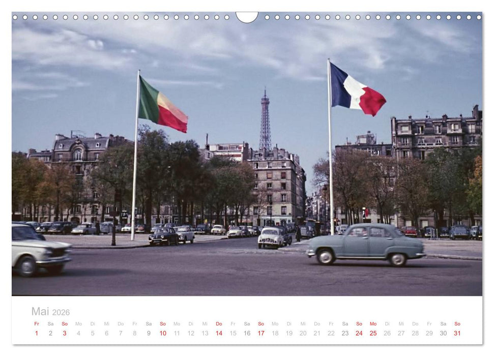 Paris - Historische Ansichten (CALVENDO Wandkalender 2026)