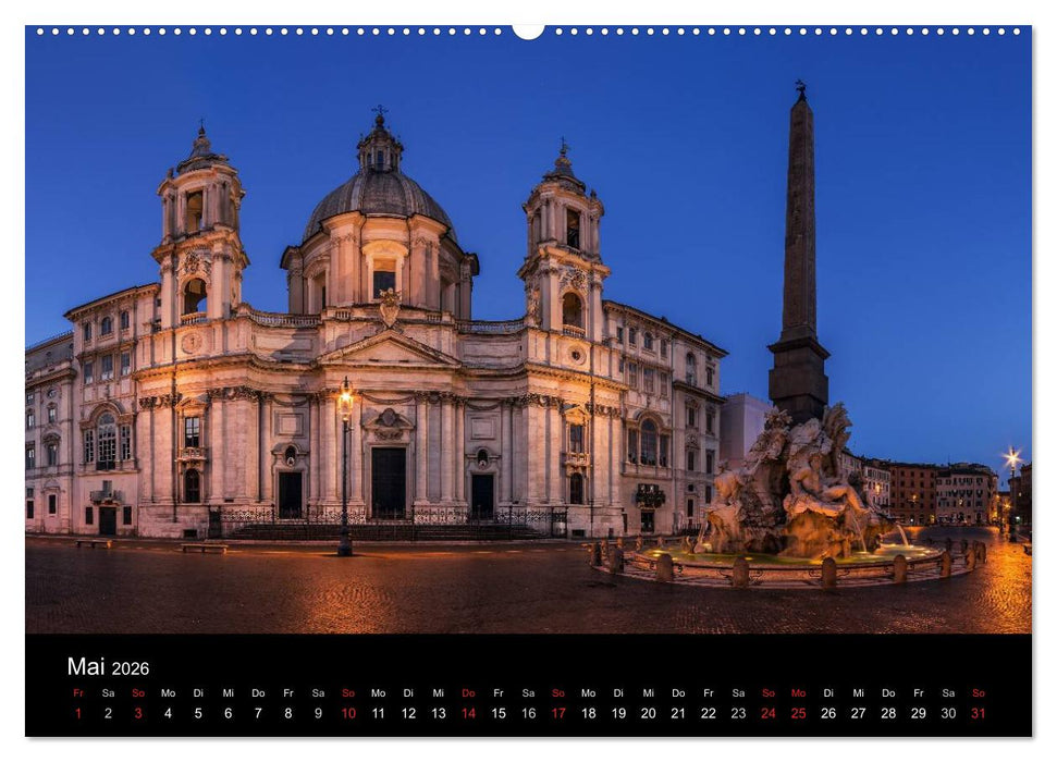 Rom - Impressionen aus der ewigen Stadt (CALVENDO Wandkalender 2026)