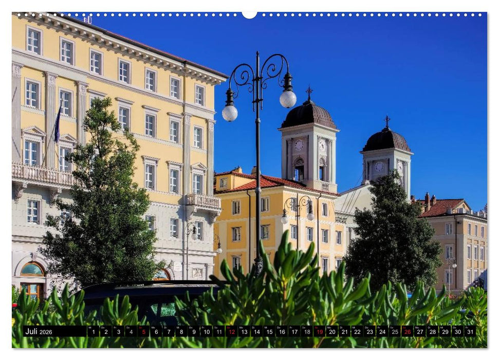 Triest - Habsburger Erbe und italienisches Flair (CALVENDO Premium Wandkalender 2026)