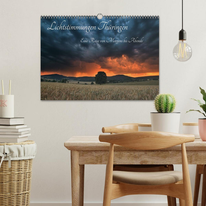 Lichtstimmungen Thüringen - Eine Reise von Morgens bis Abends (CALVENDO Wandkalender 2026)