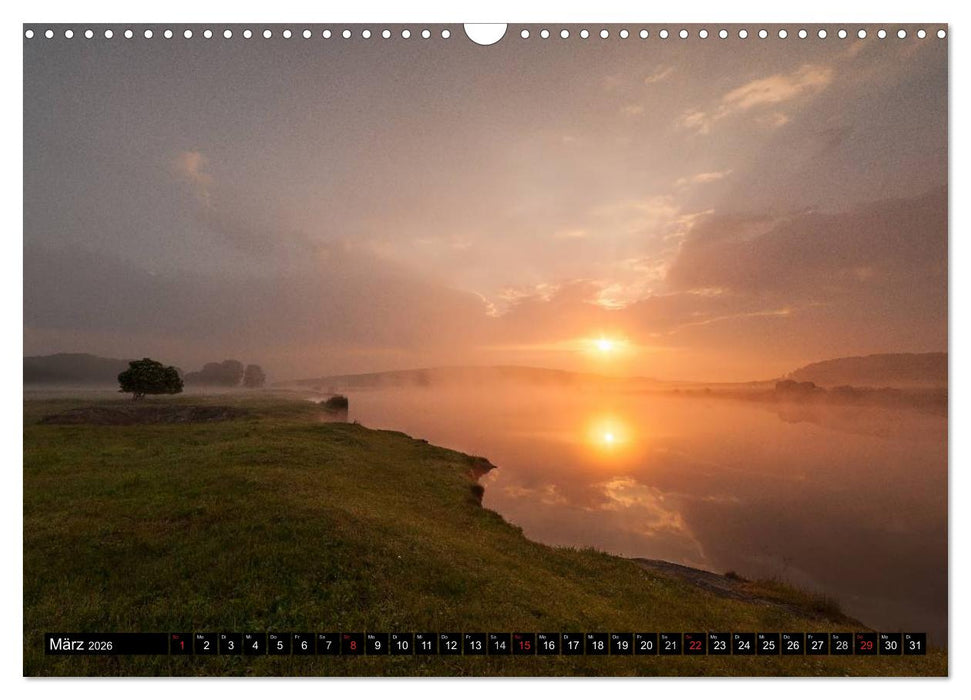 Lichtstimmungen Thüringen - Eine Reise von Morgens bis Abends (CALVENDO Wandkalender 2026)