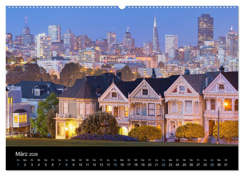 Metropolen zur blauen Stunde 2026 (CALVENDO Wandkalender 2026)