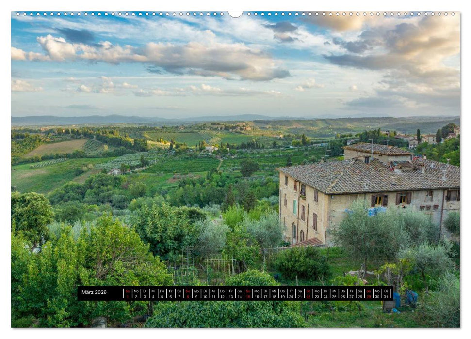 Toskana - 2026 (CALVENDO Wandkalender 2026)