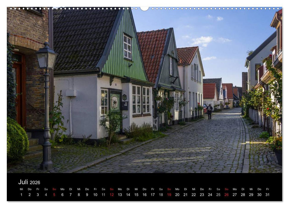 Schleswig - Schleistadt mit Flair (CALVENDO Premium Wandkalender 2026)