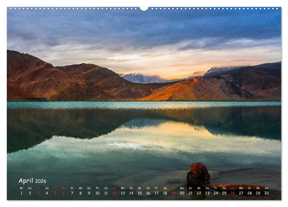 Faszinierende Landschaften entlang der chinesischen Seidenstrasse (CALVENDO Premium Wandkalender 2026)