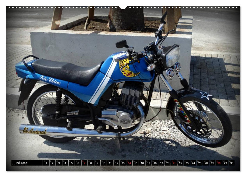 Motorrad-Legenden: JAWA (CALVENDO Wandkalender 2026)