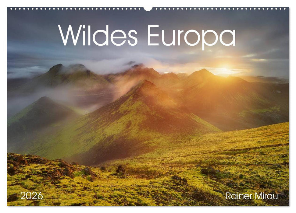 Wildes Europa 2026 (CALVENDO Wandkalender 2026)