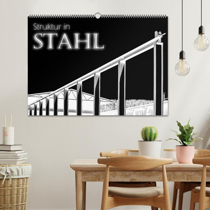 Struktur in Stahl (CALVENDO Wandkalender 2026)