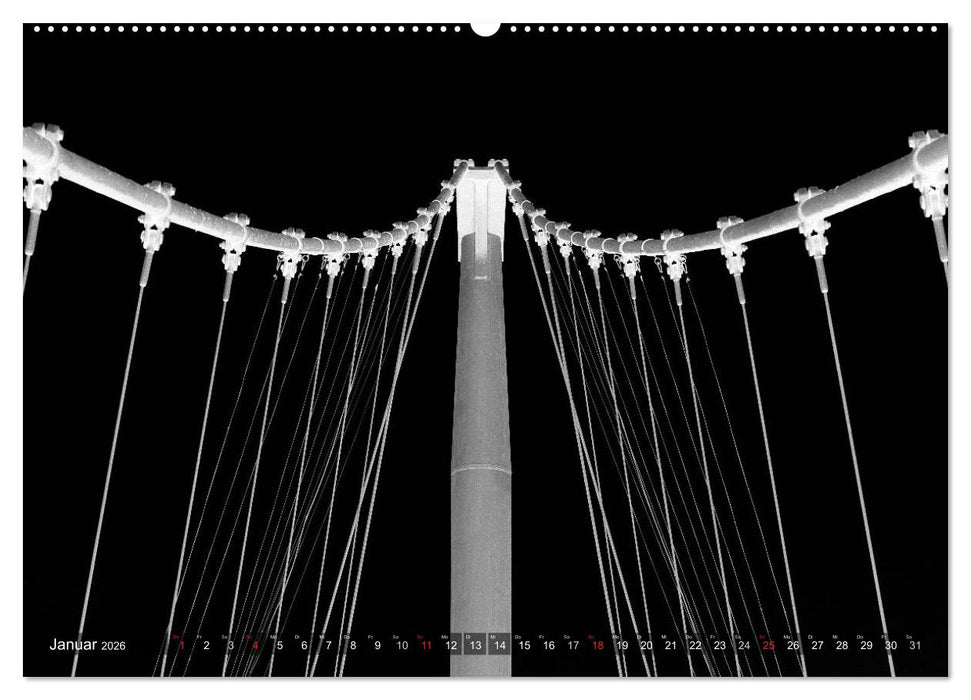 Struktur in Stahl (CALVENDO Wandkalender 2026)