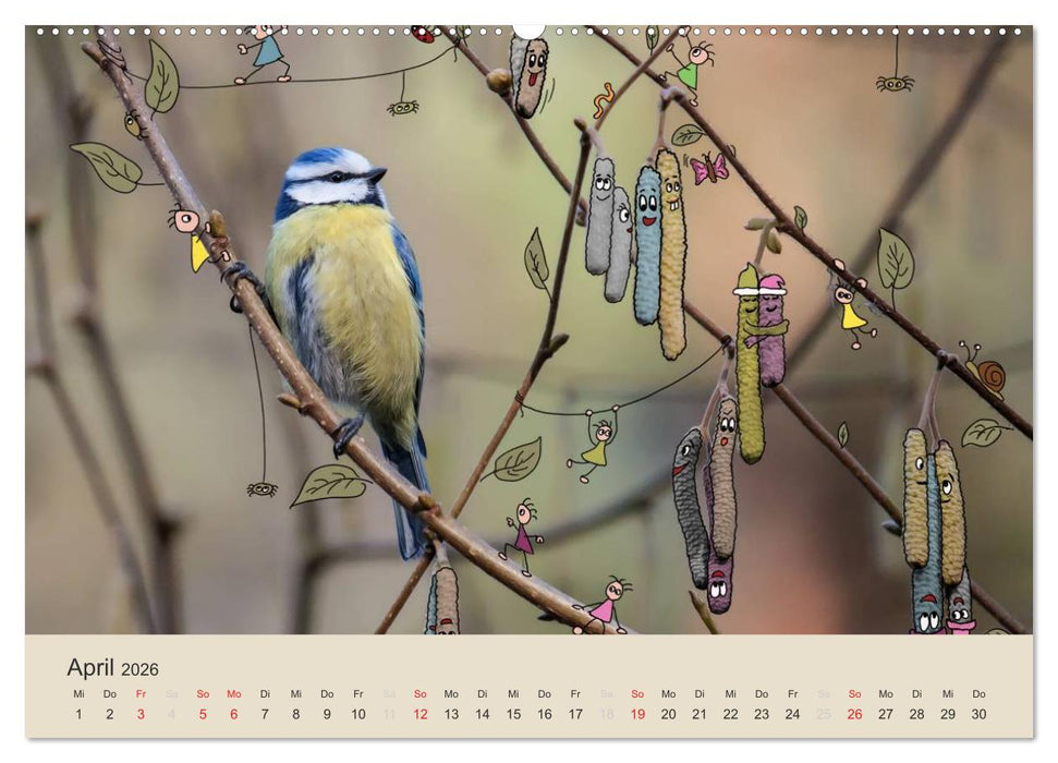 Das Leben der kleinen Pankies (CALVENDO Premium Wandkalender 2026)