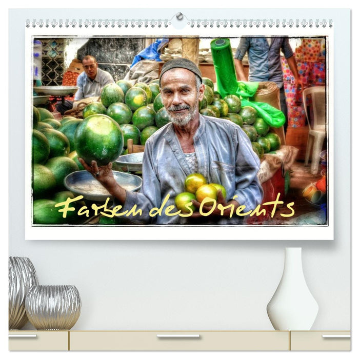 Farben des Orients (CALVENDO Premium Wandkalender 2026)