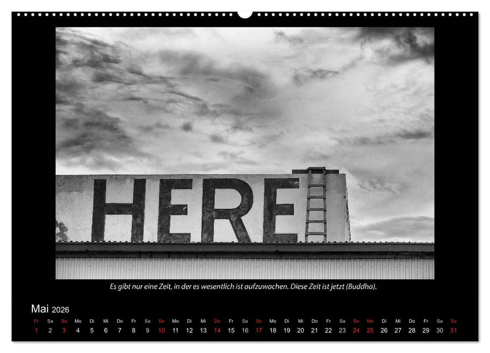 Schwarz-Weis(s)heiten (CALVENDO Premium Wandkalender 2026)
