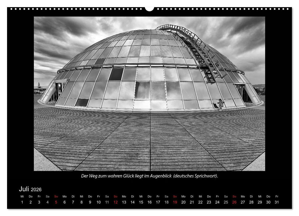 Schwarz-Weis(s)heiten (CALVENDO Premium Wandkalender 2026)