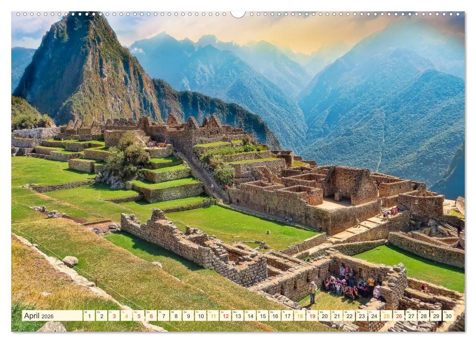 Machu Picchu - Stadt der Inka (CALVENDO Premium Wandkalender 2026)