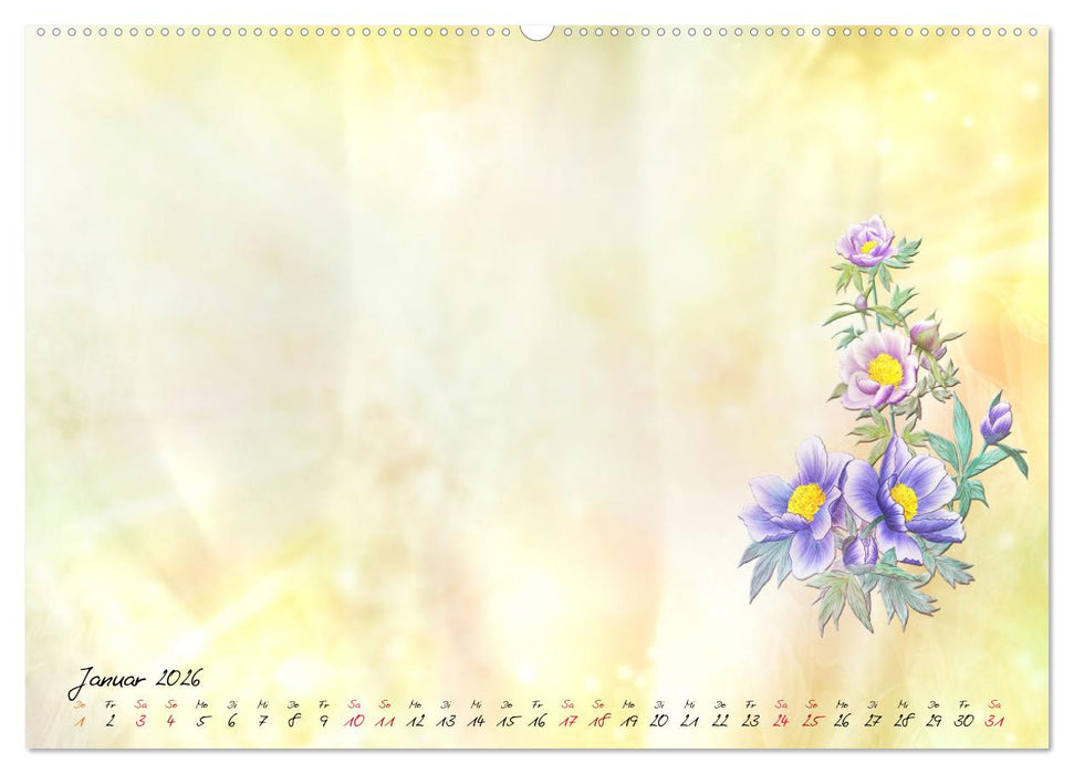 Liebe wird im Herzen geboren (CALVENDO Premium Wandkalender 2026)