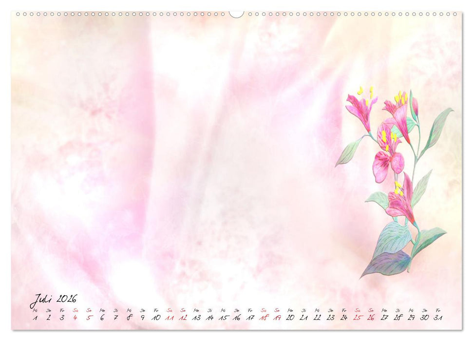 Liebe wird im Herzen geboren (CALVENDO Premium Wandkalender 2026)