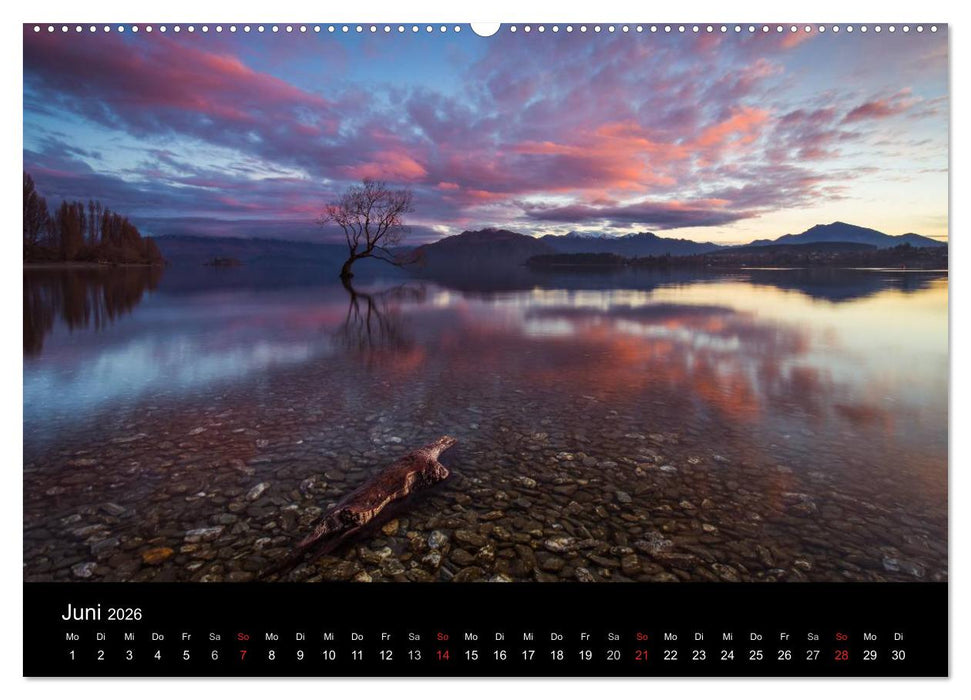 South Island - Neuseelands Südinsel (CALVENDO Wandkalender 2026)