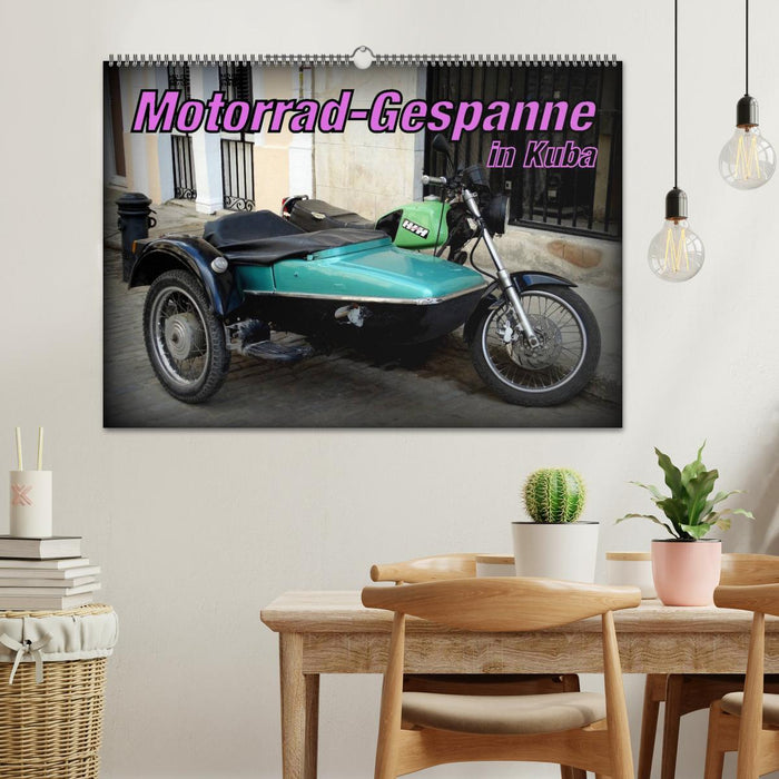 Motorrad-Gespanne in Kuba (CALVENDO Wandkalender 2026)