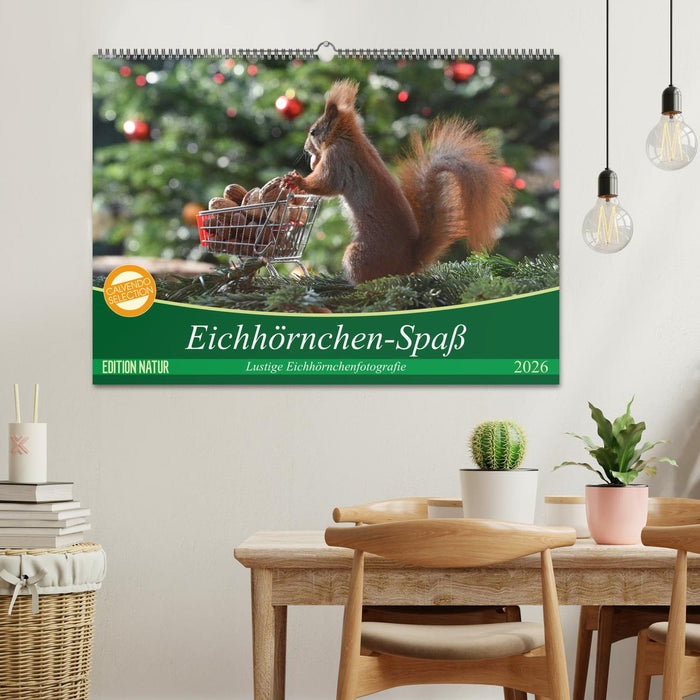 Eichhörnchen-Spaß (CALVENDO Wandkalender 2026)