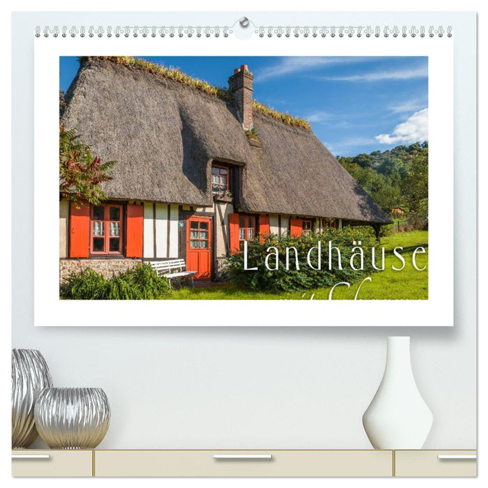 Landhäuser mit Charme (CALVENDO Premium Wandkalender 2026)