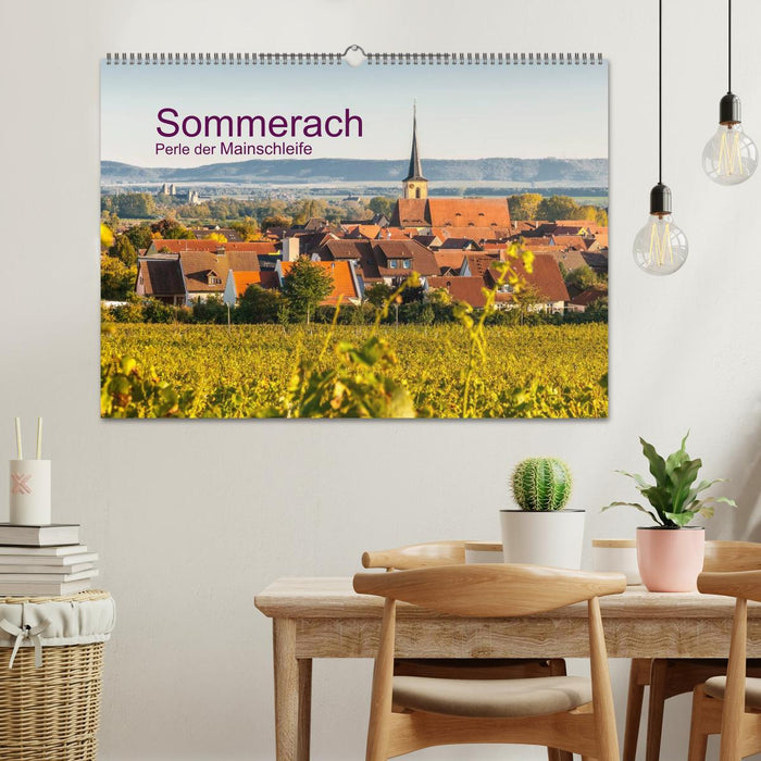 Sommerach - Perle der Mainschleife (CALVENDO Wandkalender 2026)