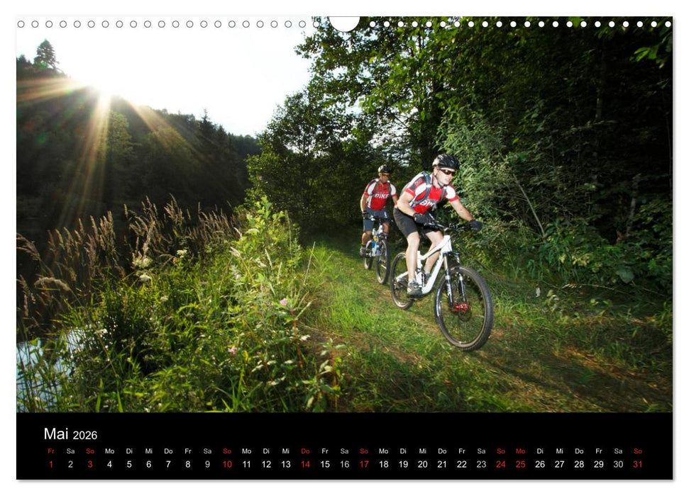 Mountainbike Abenteuer Deutschland (CALVENDO Wandkalender 2026)