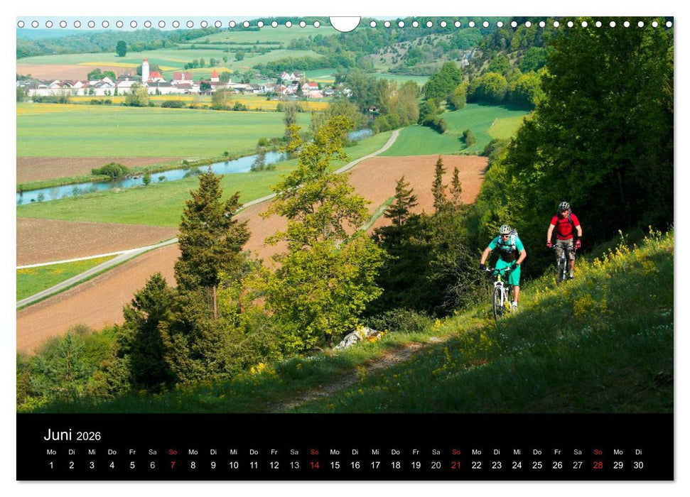Mountainbike Abenteuer Deutschland (CALVENDO Wandkalender 2026)