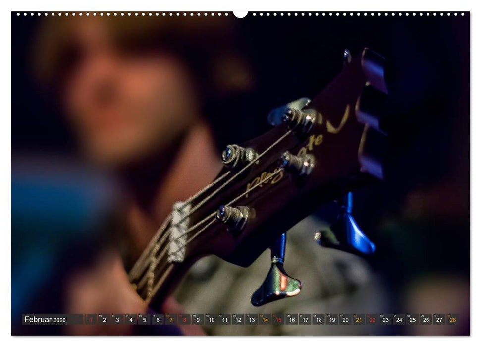 Bassgitarren - einfach cool (CALVENDO Wandkalender 2026)
