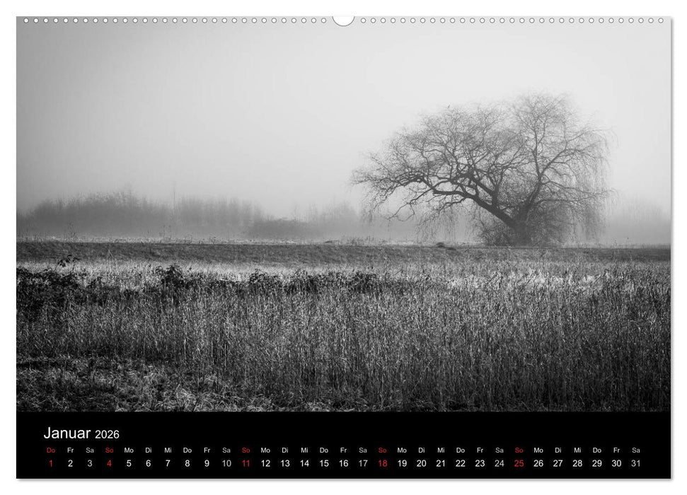 Monochrom 2026 (CALVENDO Premium Wandkalender 2026)