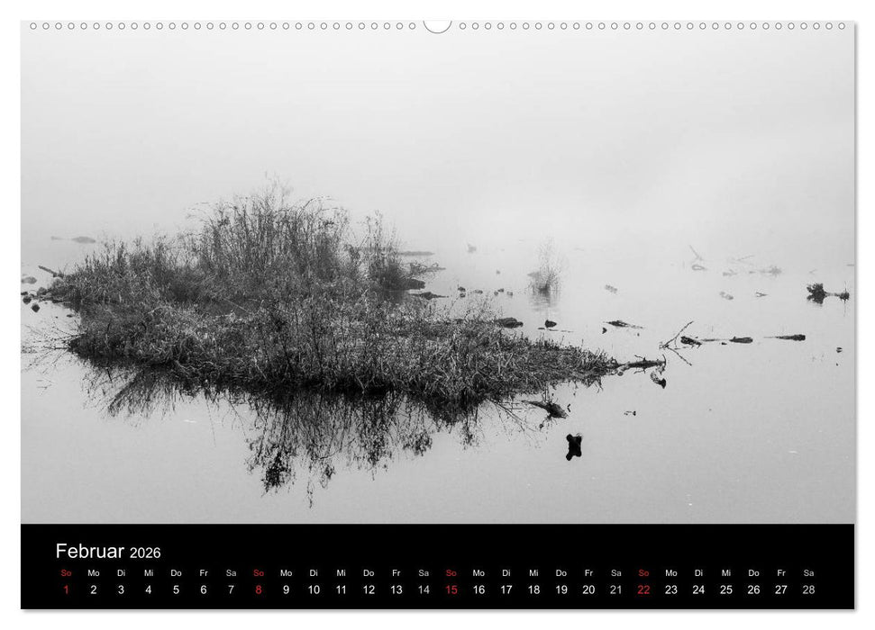 Monochrom 2026 (CALVENDO Premium Wandkalender 2026)