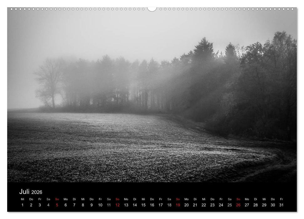 Monochrom 2026 (CALVENDO Premium Wandkalender 2026)