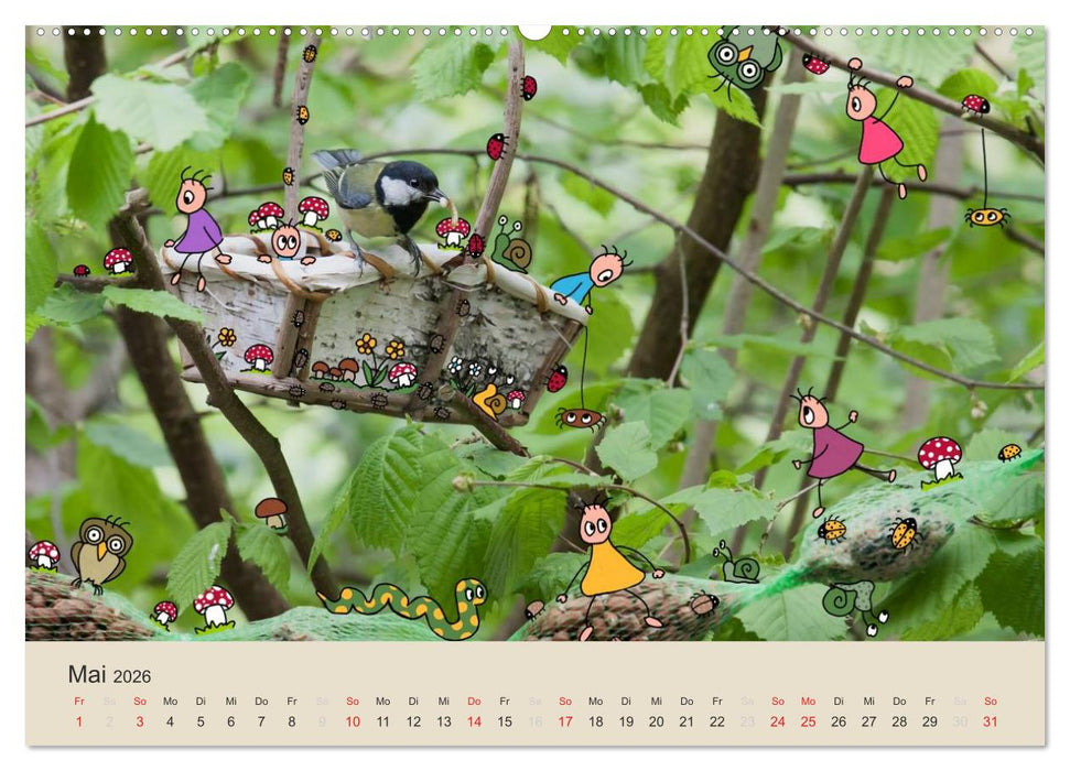 Das Leben der kleinen Pankies (CALVENDO Wandkalender 2026)