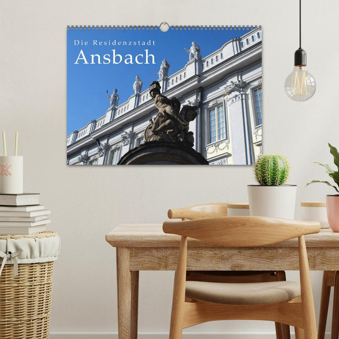 Die Residenzstadt Ansbach (CALVENDO Wandkalender 2026)