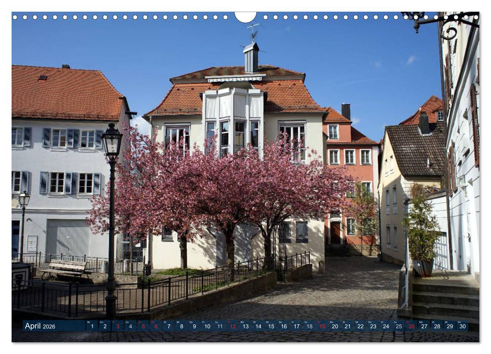 Die Residenzstadt Ansbach (CALVENDO Wandkalender 2026)