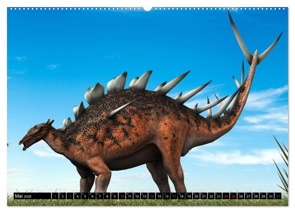 Dinosaurier. Urzeitliche Giganten (CALVENDO Premium Wandkalender 2026)
