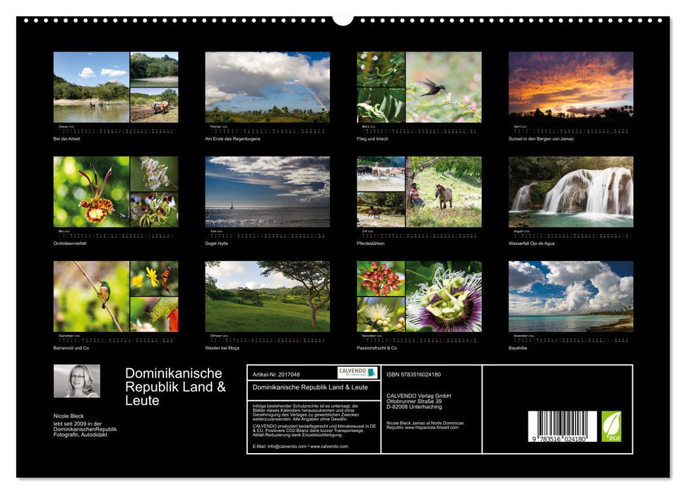 Dominikanische Republik Land & Leute (CALVENDO Premium Wandkalender 2026)
