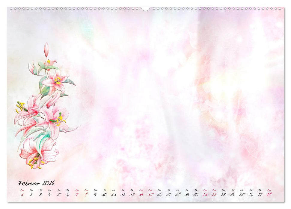 Liebe wird im Herzen geboren (CALVENDO Wandkalender 2026)