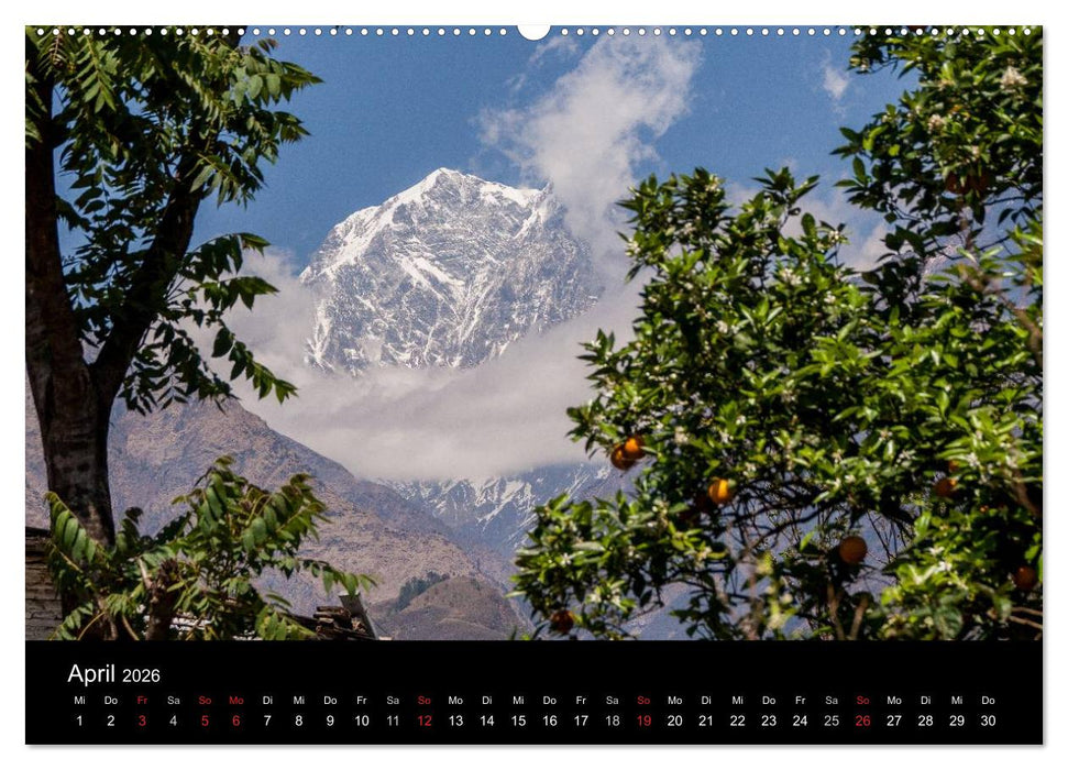 Namaste Nepal (CALVENDO Premium Wandkalender 2026)