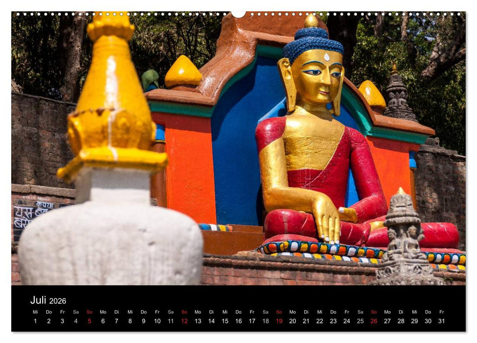 Namaste Nepal (CALVENDO Premium Wandkalender 2026)