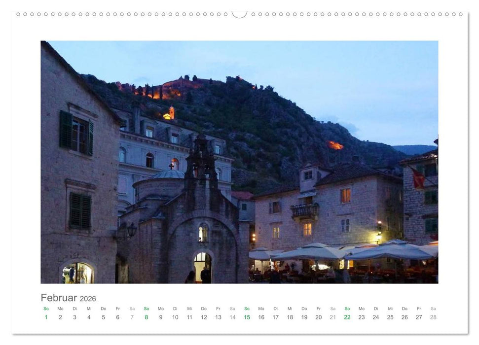 Traumhaftes Montenegro - Entdecken Sie die Perle der Adria im Süden Europas (CALVENDO Premium Wandkalender 2026)