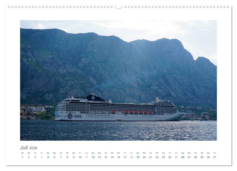 Traumhaftes Montenegro - Entdecken Sie die Perle der Adria im Süden Europas (CALVENDO Premium Wandkalender 2026)