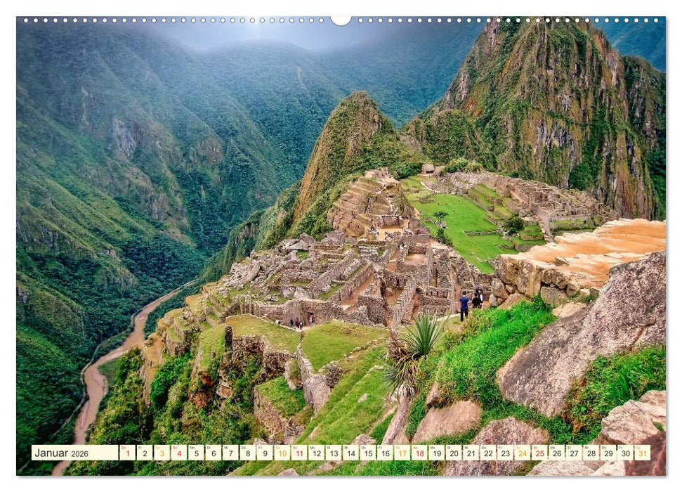 Machu Picchu - Stadt der Inka (CALVENDO Wandkalender 2026)
